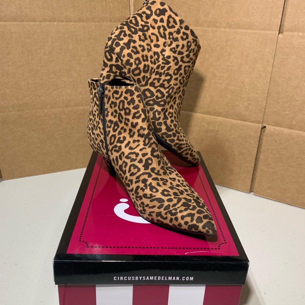 Leopard Circus by Sam Edelman Kirby Booties 6M